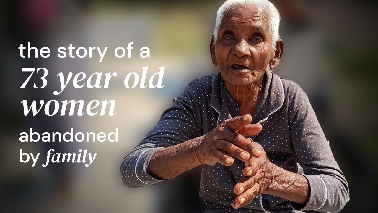 How a 73 years old abandoned by her own family's image